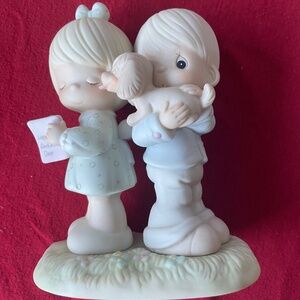 Vintage Precious Moments Figurine “Puppy Love Is From Above" (Retired)